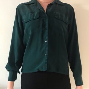 VINTAGE Fiji Sport Button Up Blouse